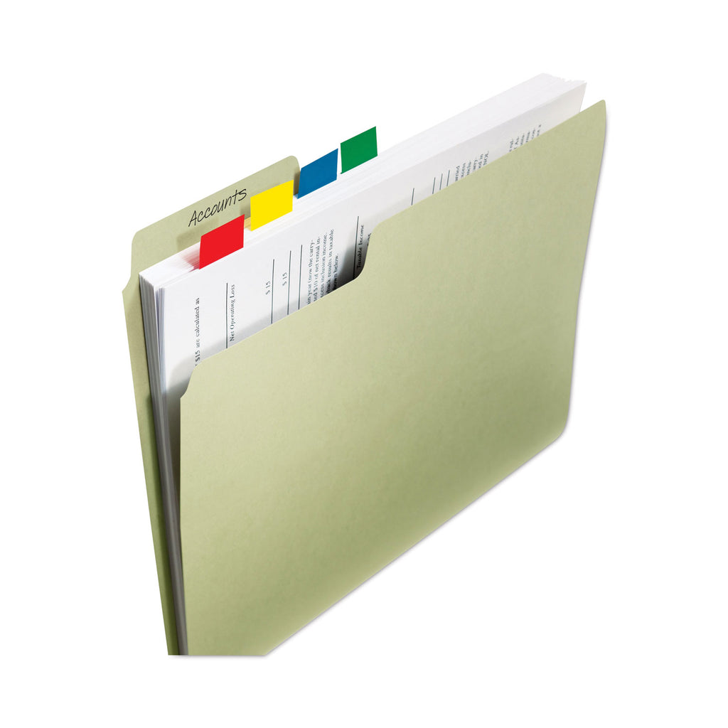 Marking Page Flags in Dispensers, Red, 50 Flags/Dispenser, 12 Dispensers/Pack - 