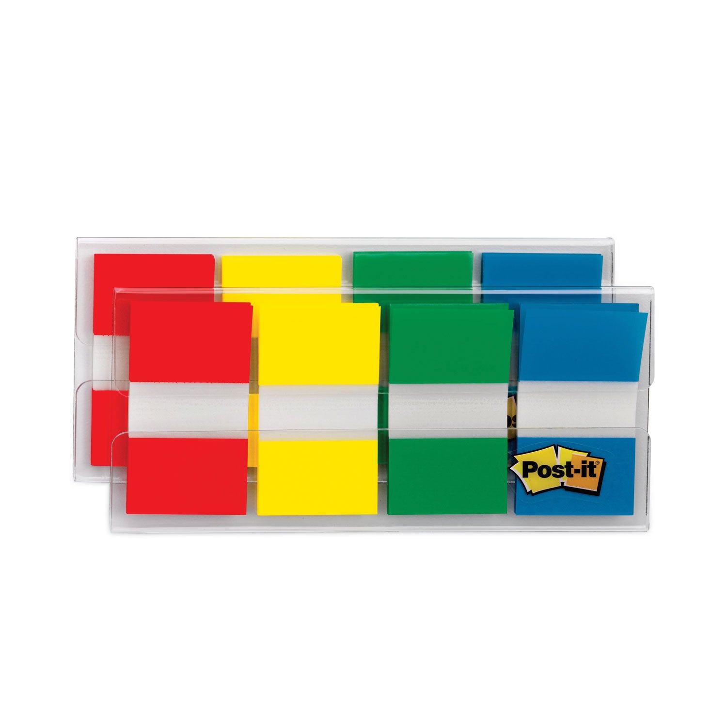 Page Flags in Portable Dispenser, Assorted Primary, 160 Flags/Dispenser - 