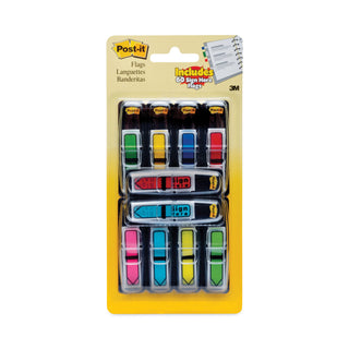 Arrow 0.5" Page Flags, Assorted Primary/Brights, 252/Pack - 