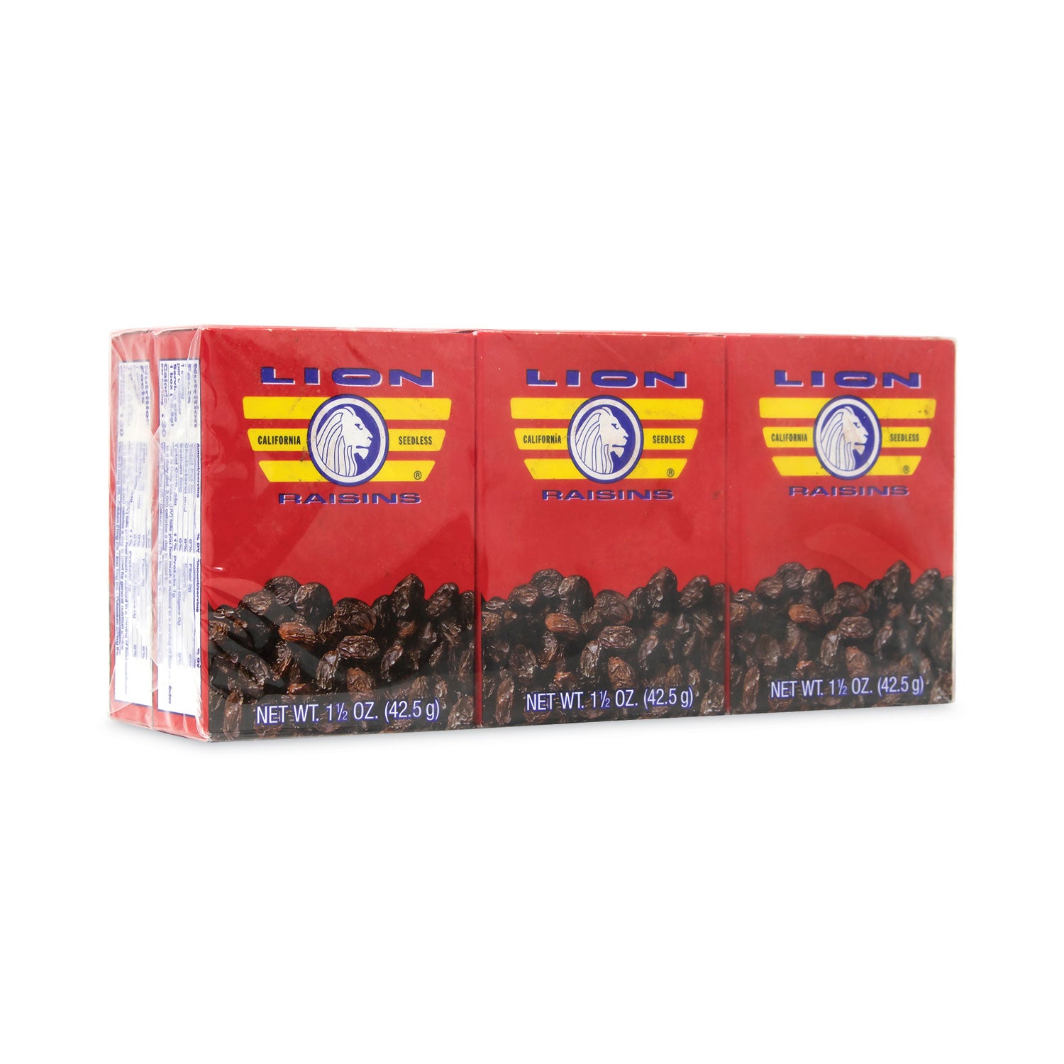 California Seedless Raisins, 1.5 oz Box, 6/Pack, Ships in 1-3 Business Days
