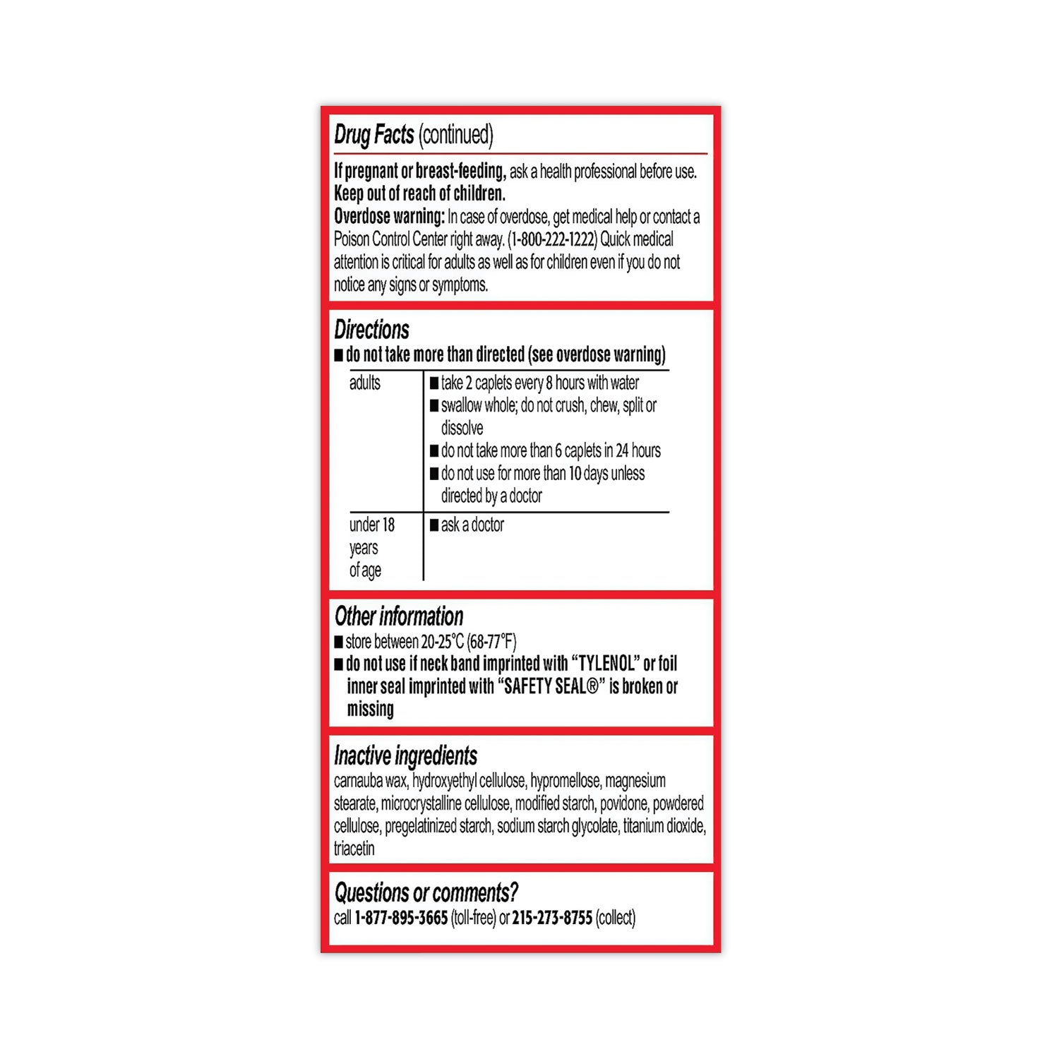 8-Hour Arthritis Pain Extended Release Tablets, 650 mg, 290/Bottle, Ships in 1-3 Business Days
