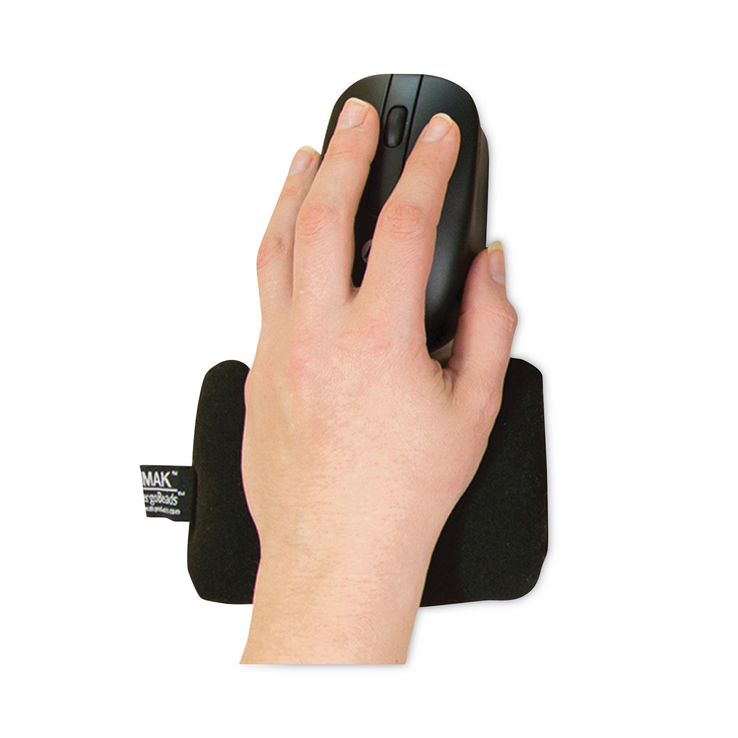 Mouse Wrist Cushion, 5.75 x 3.75, Black - 