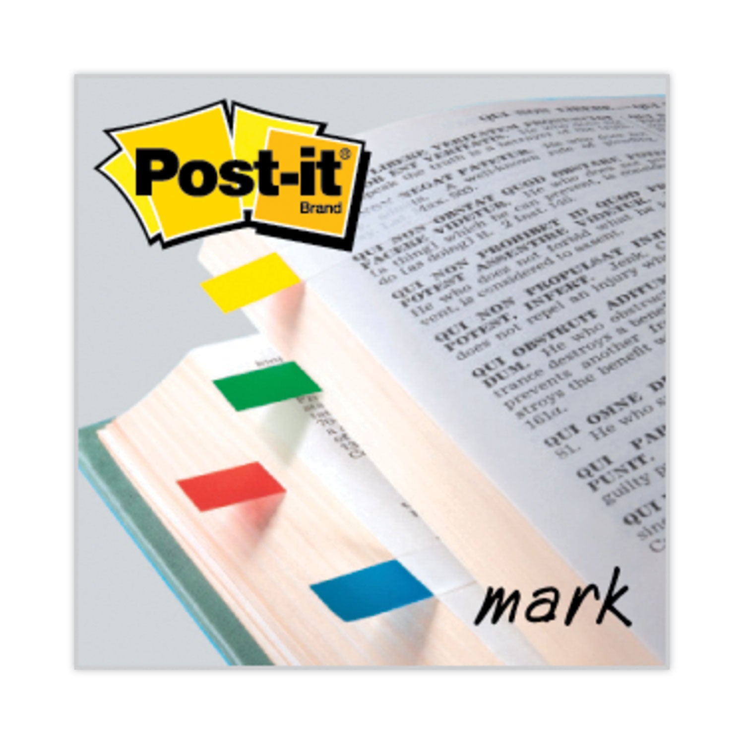 Small Page Flags in Dispensers, 0.5 x 1.75, Assorted Primary, 35/Color, 4 Dispensers/Pack - 