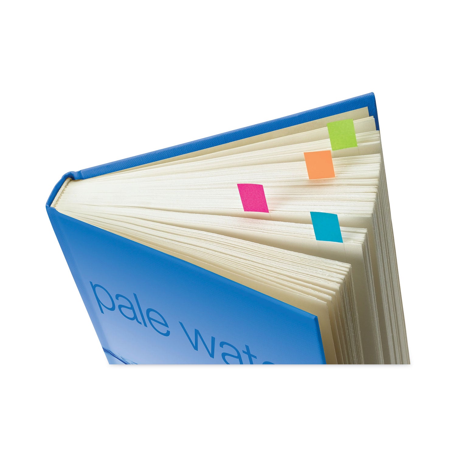 Page Flags in Portable Dispenser, Assorted Primary, 20 Flags/Color, 100 Flags/Pack - 