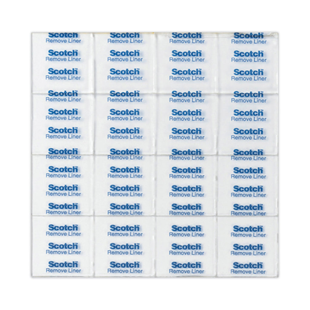 Removable Clear Mounting Squares, Holds Up to 0.33 lbs, 0.69 x 0.69, Clear, 35/Pack - 
