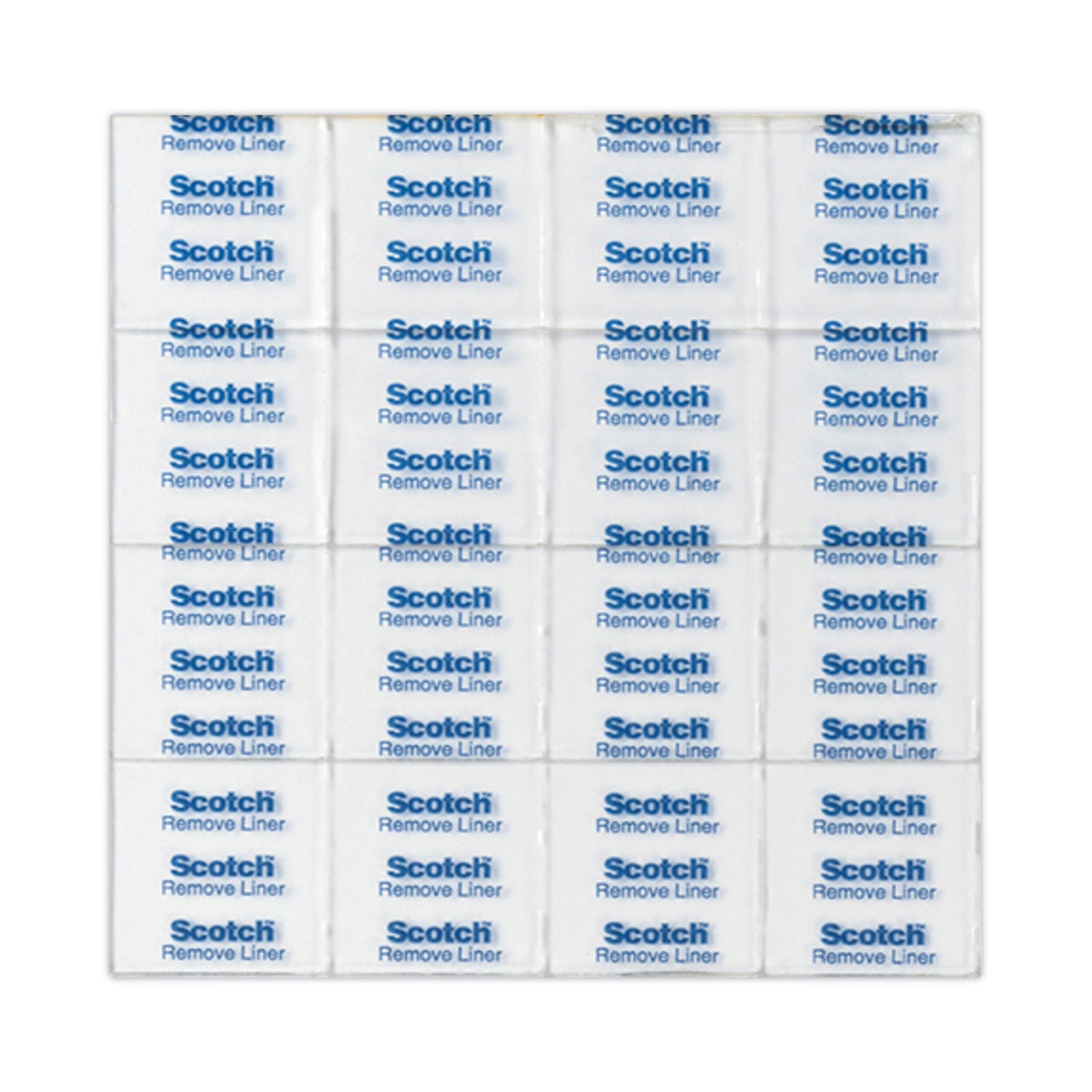 Removable Clear Mounting Squares, Holds Up to 0.33 lbs, 0.69 x 0.69, Clear, 35/Pack - 