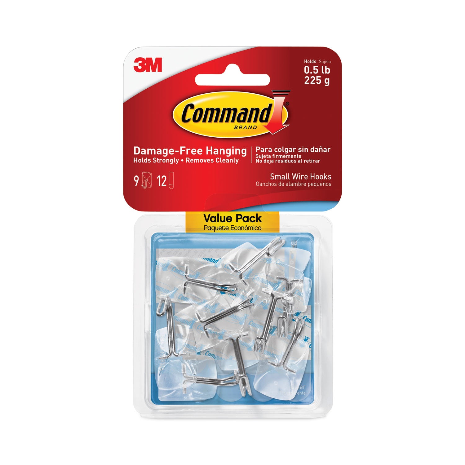 clear-hooks-and-strips-small-plastic-metal-05-lb-9-hooks-and-12-strips-pack_mmm17067clr9es - 2