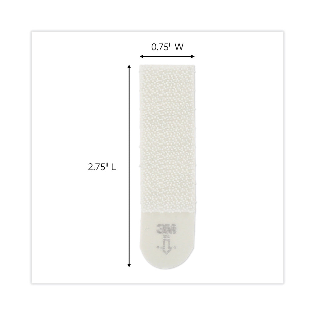 Picture Hanging Strips, Cabinet Pack, Removable, Holds Up to 6 lbs per Pair, 0.75 x 2.75, White, 4/Set, 50 Sets/Carton