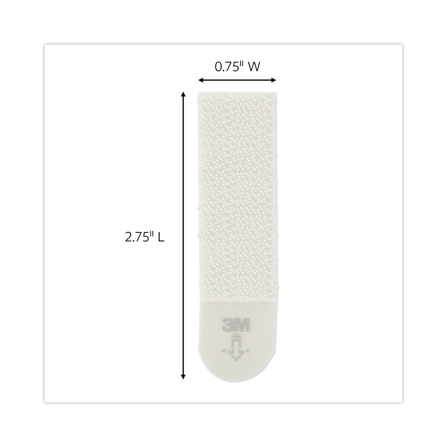 Picture Hanging Strips, Cabinet Pack, Removable, Holds Up to 6 lbs per Pair, 0.75 x 2.75, White, 4/Set, 50 Sets/Carton