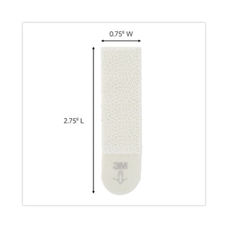Picture Hanging Strips, Cabinet Pack, Removable, Holds Up to 6 lbs per Pair, 0.75 x 2.75, White, 4/Set, 50 Sets/Carton