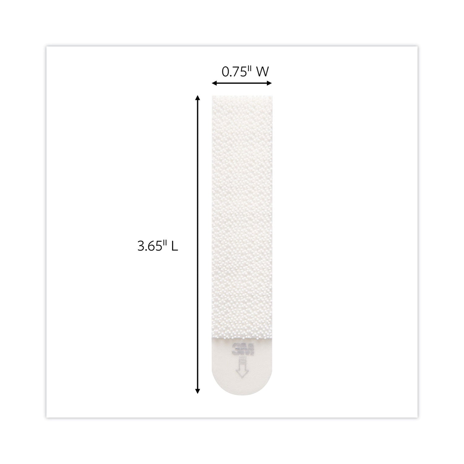 Picture Hanging Strips, Removable, Holds Up to 4 lbs per Pair, 0.5 x 3.63, White, 4 Pairs/Pack