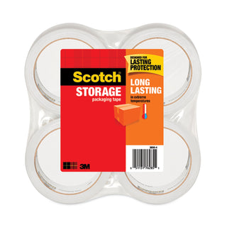 Storage Tape, 3" Core, 1.88" x 54.6 yds, Clear, 4/Pack - 