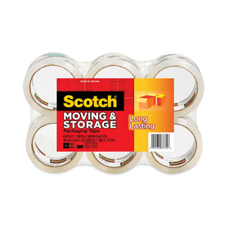 Storage Tape, 3" Core, 1.88" x 54.6 yds, Clear, 6/Pack