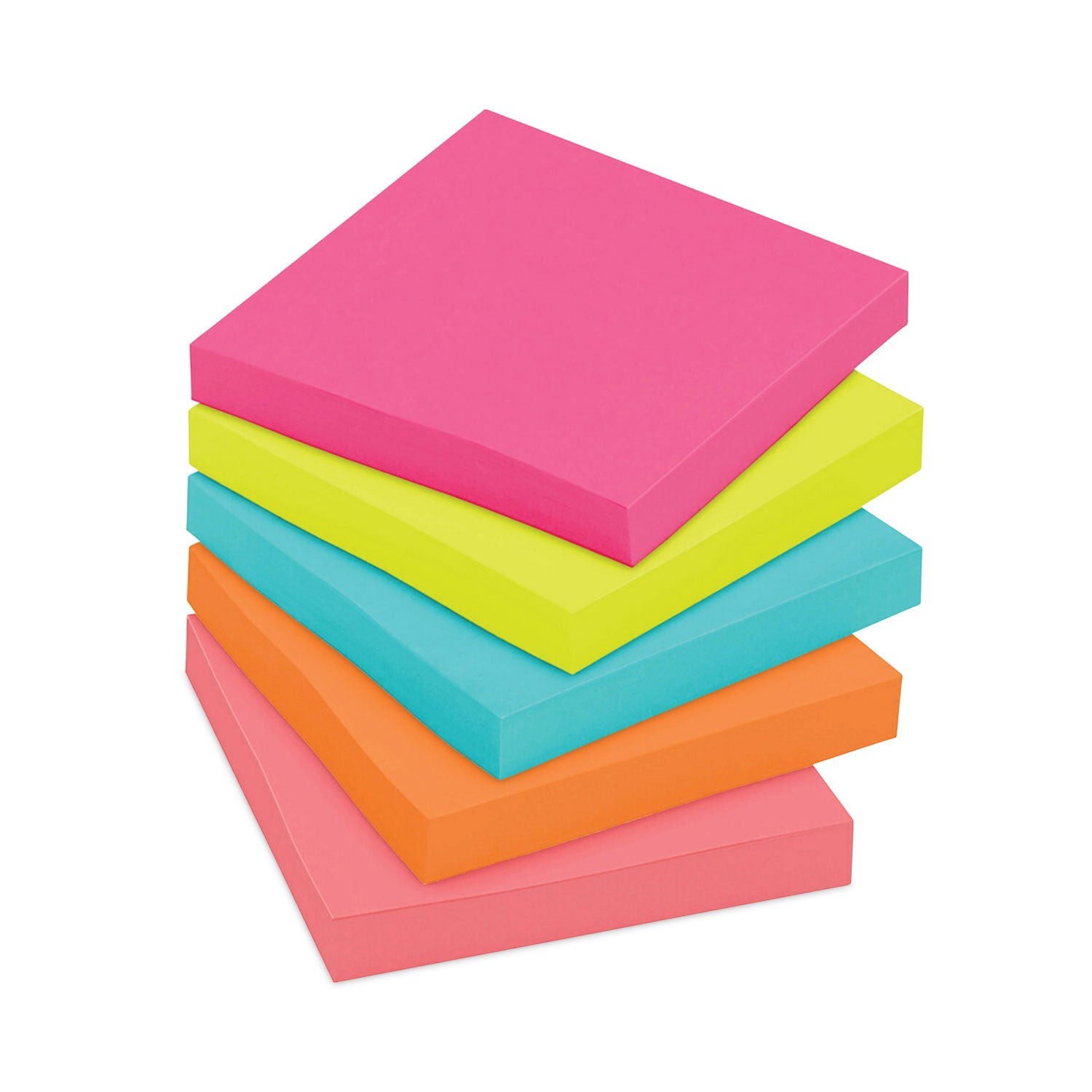 Original Pads in Poptimistic Colors, Value Pack, 3" x 3", 100 Sheets/Pad, 14 Pads/Pack - 