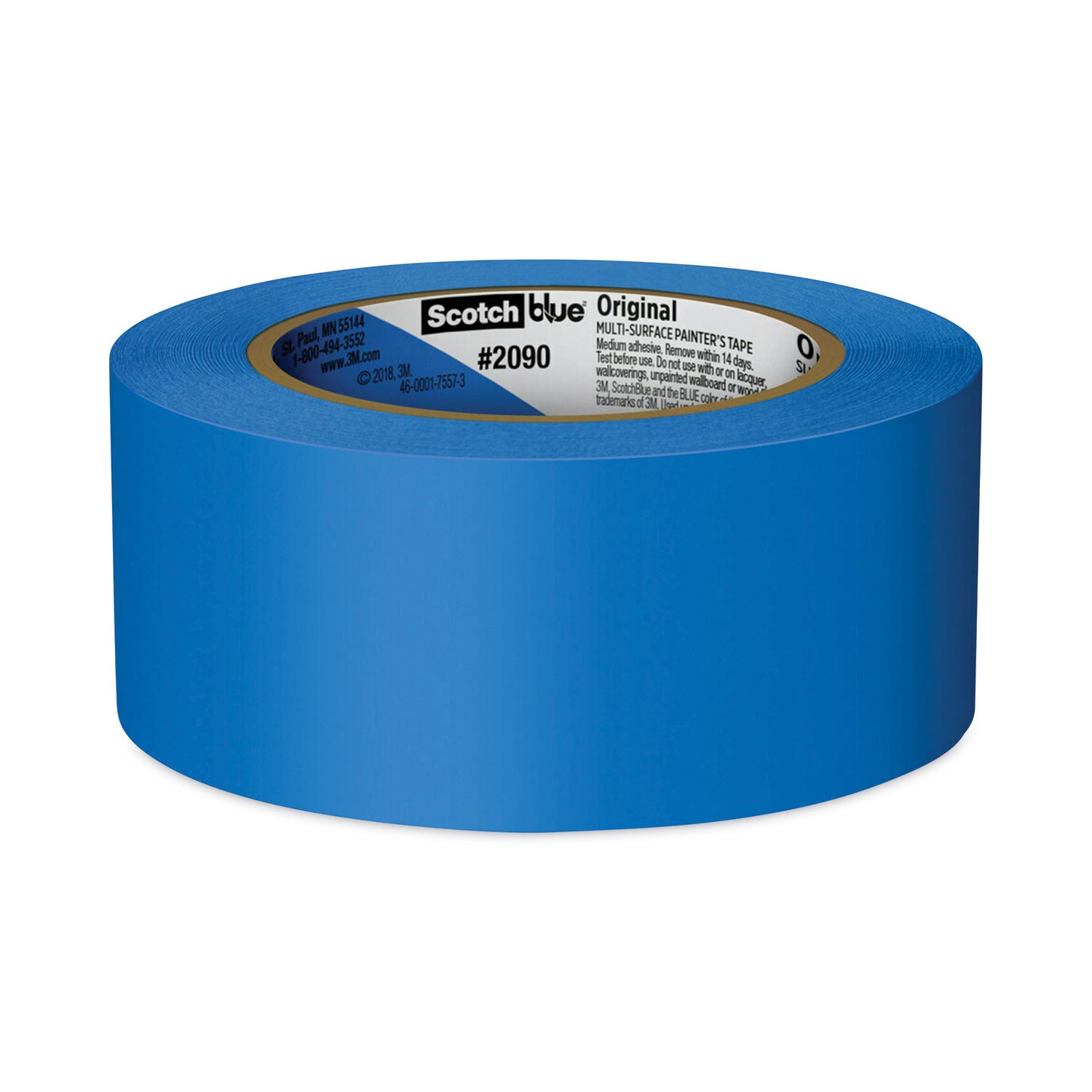 Original Multi-Surface Painter's Tape, 3" Core, 1.88" x 60 yds, Blue, 3/Pack - 