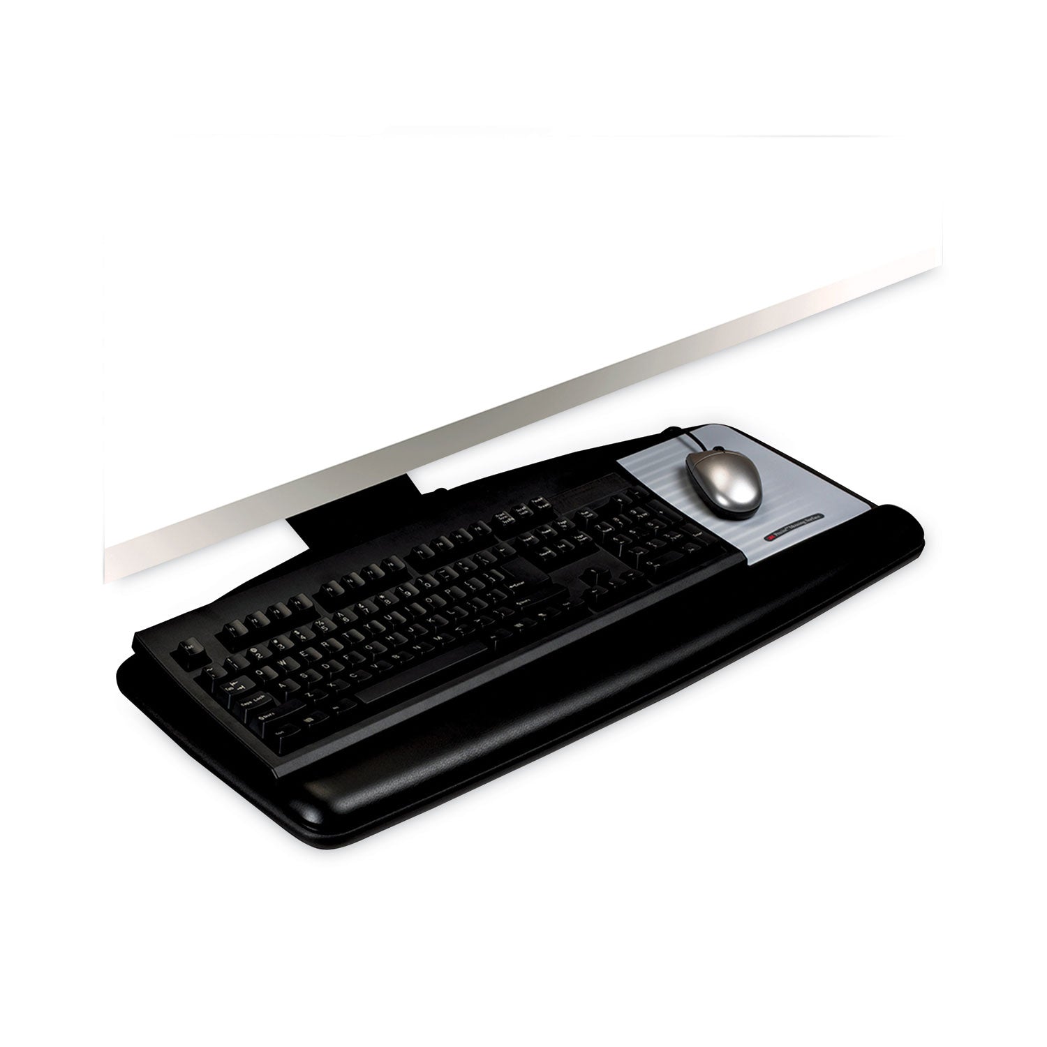 Easy Adjust Keyboard Tray, Standard Platform, 23" Track, Black - 
