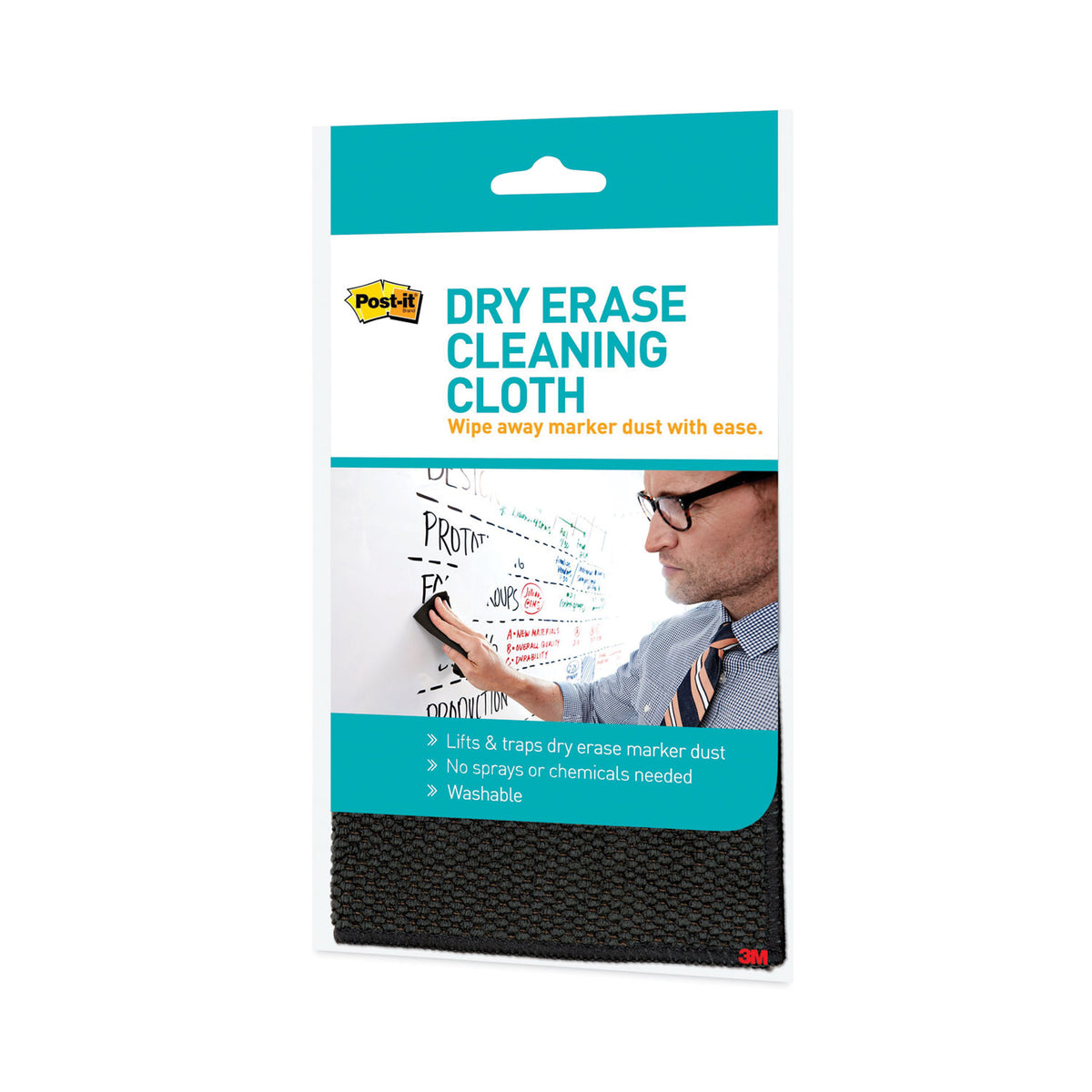 Dry Erase Cleaning Cloth, 10.63" x 10.63