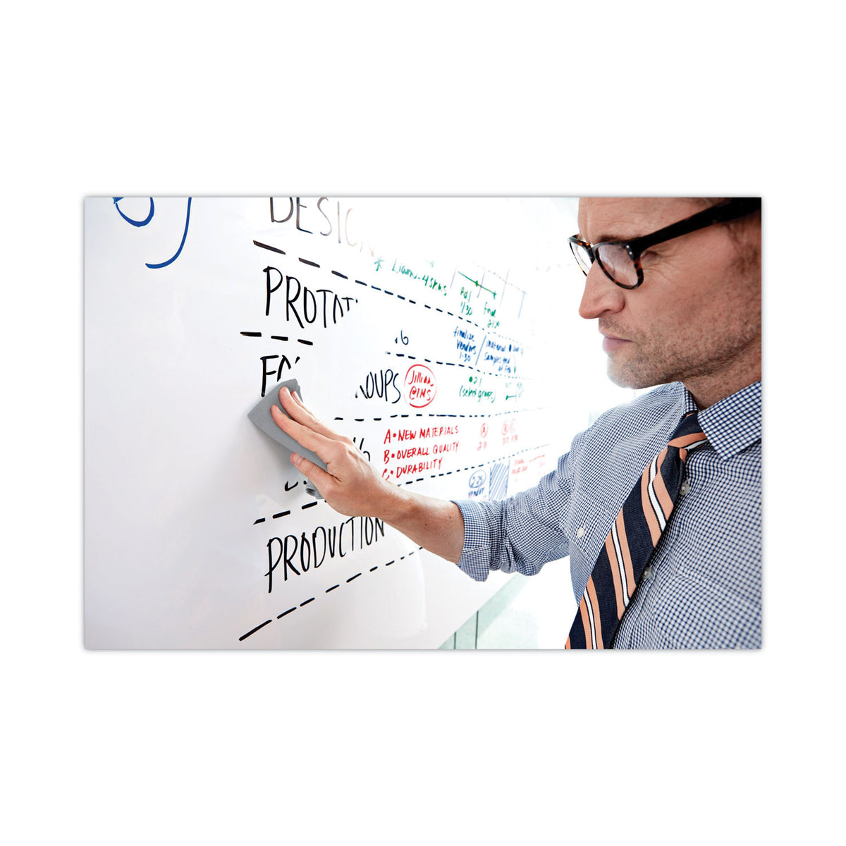 Dry Erase Cleaning Cloth, 10.63" x 10.63