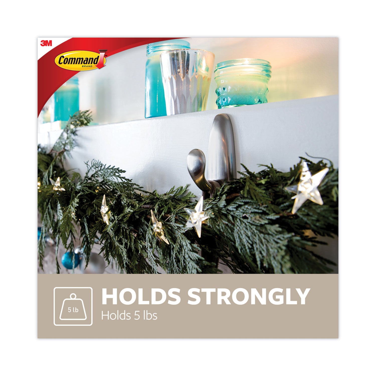 adhesive-mount-metal-hook-large-brushed-nickel-finish-5-lb-capacity-1-hook-and-2-strips-pack_mmmfc13bnes - 4
