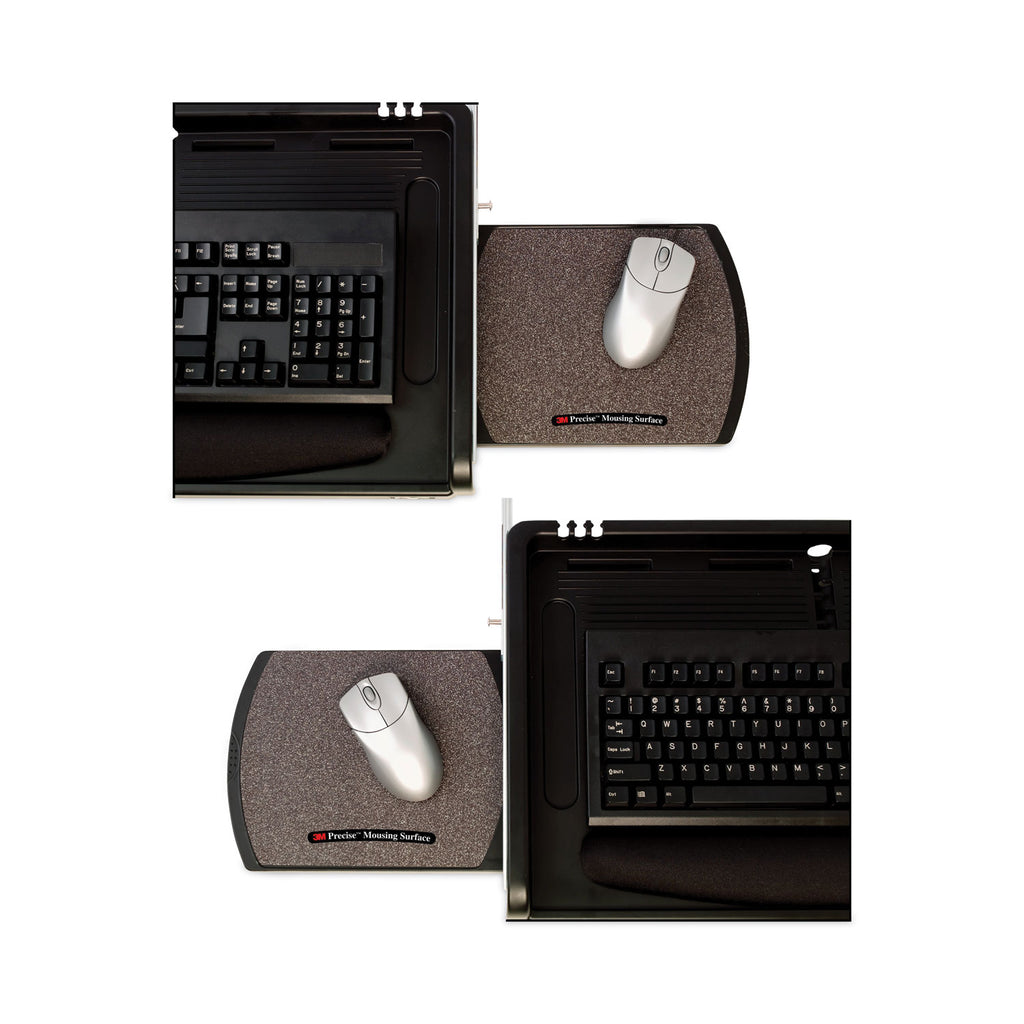 Under Desk Keyboard Drawer, 23w x 14d, Black