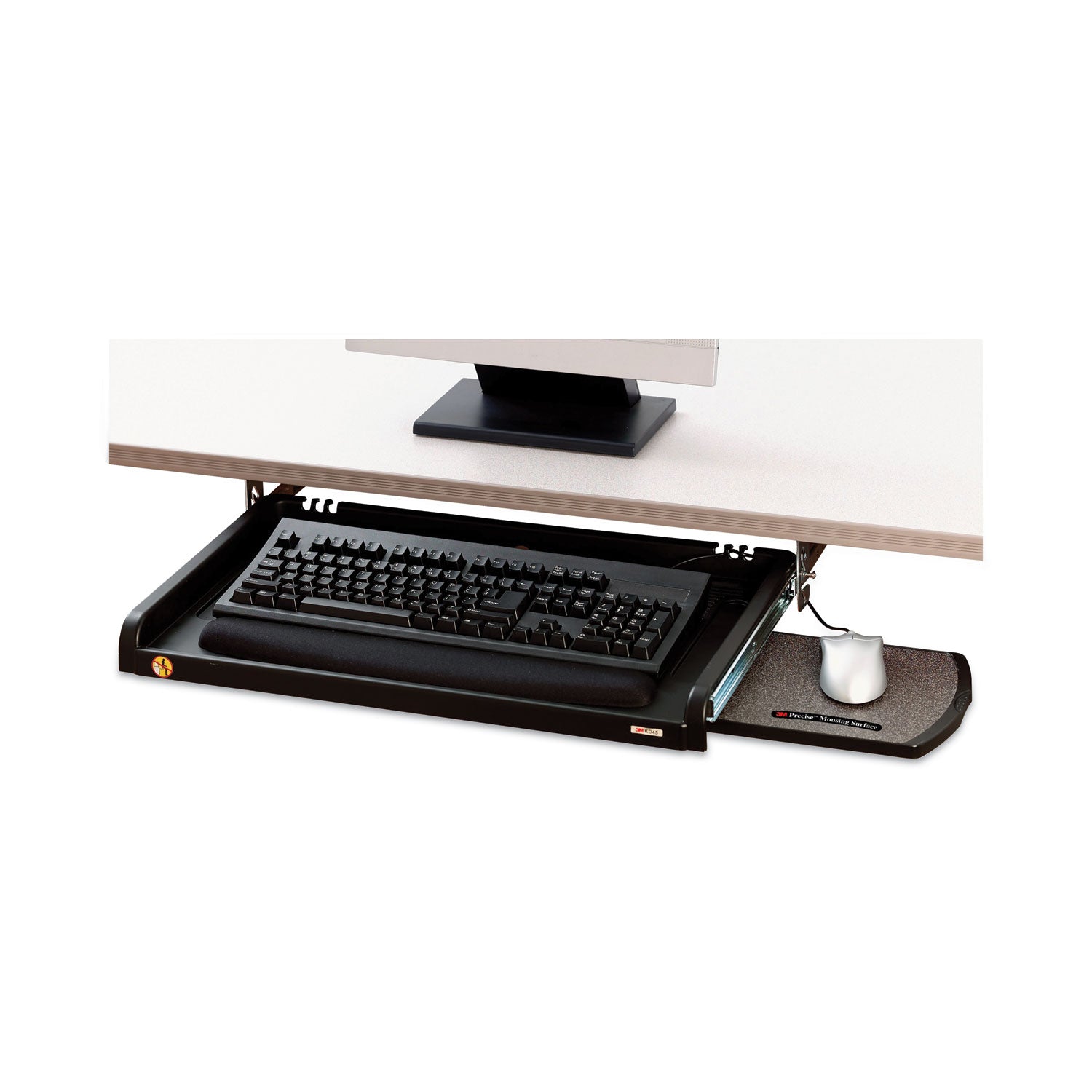 Under Desk Keyboard Drawer, 23w x 14d, Black - 
