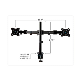 dual-monitor-mount-for-27-monitors-360-degree-rotation-+45-degree-45-degree-tilt-90-degree-pan-black-supports-20-lb_mmmmm200b - 4