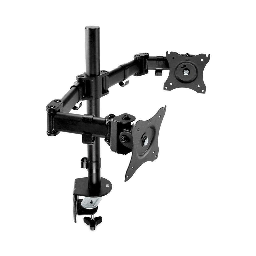 dual-monitor-mount-for-27-monitors-360-degree-rotation-+45-degree-45-degree-tilt-90-degree-pan-black-supports-20-lb_mmmmm200b - 1