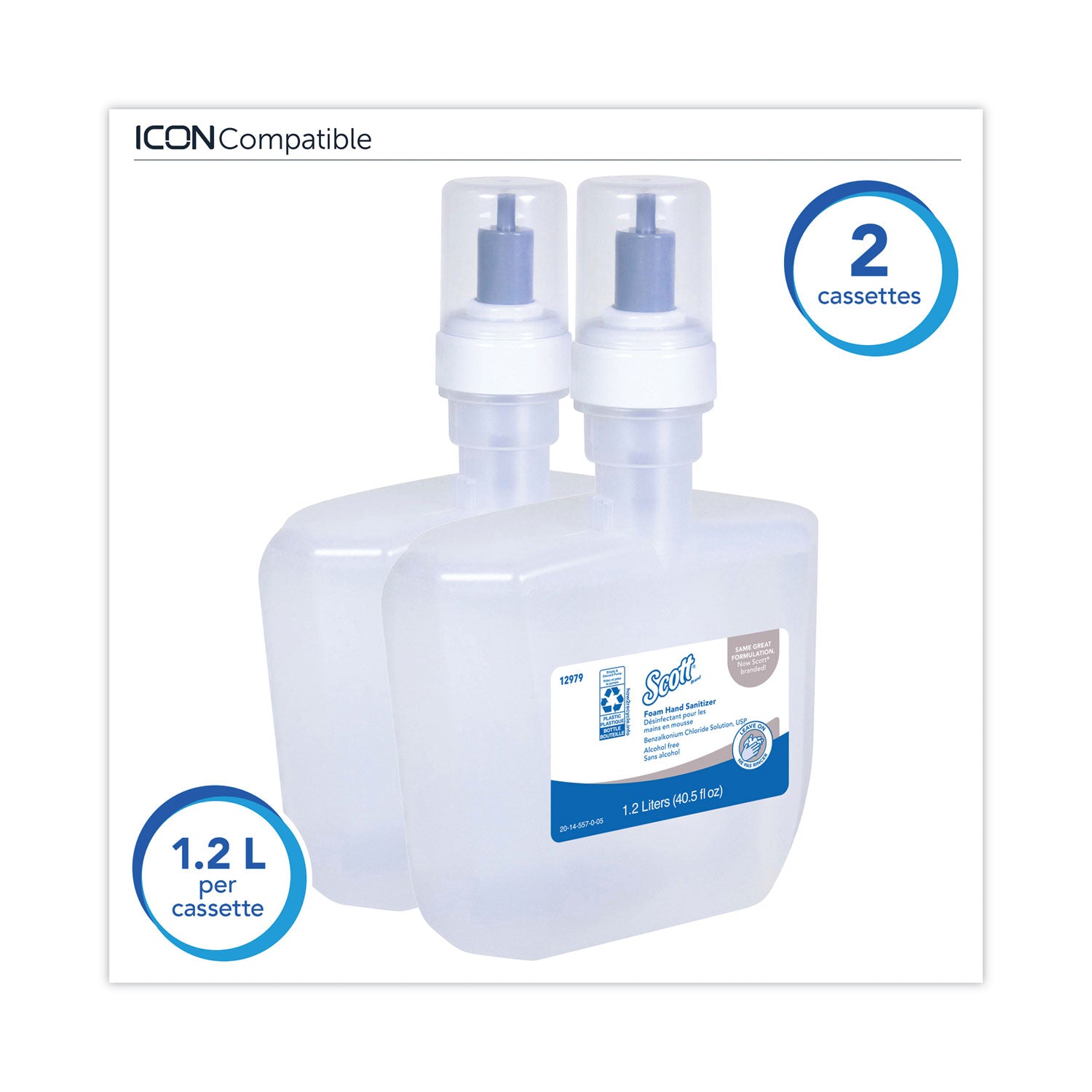 essential-alcohol-free-foam-hand-sanitizer-1200-ml-unscented-2-carton_kcc12979 - 2