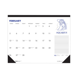 recycled-zodiac-desk-pad-calendar-zodiac-artwork-185-x-13-white-sheets-black-binding-corners-12-month-jan-dec-2024_hod1676 - 3