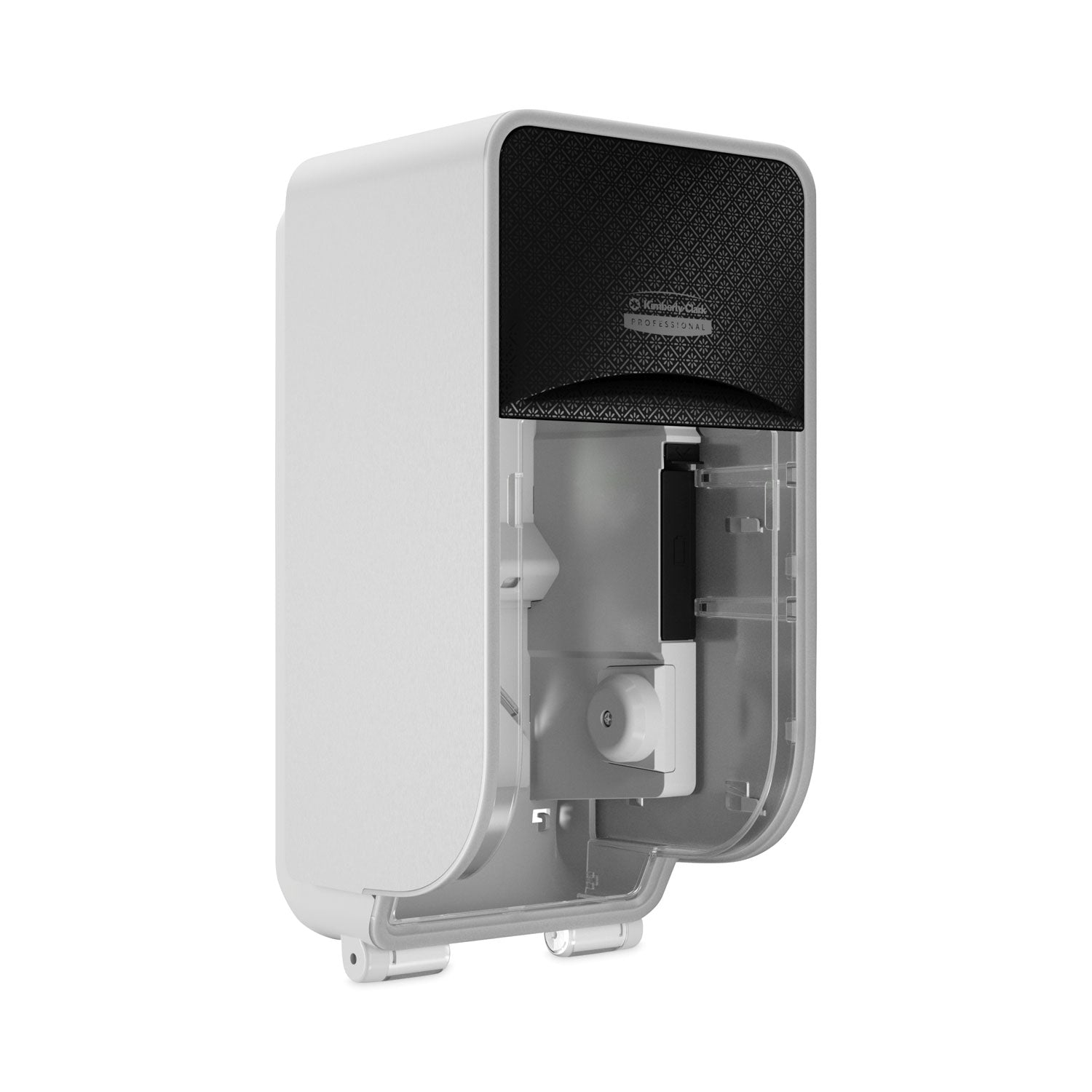 ICON Coreless Standard Roll Toilet Paper Dispenser, 7.18 x 13.37 x 7.06, Black Mosaic