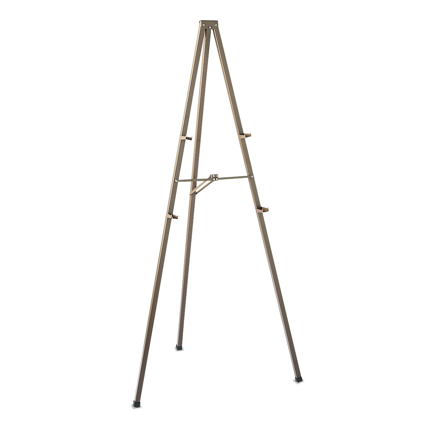 Quartet Steel Tripod Display Easel - 72" Height x 1" Width x 4" Depth - Floor - Steel - Bronze - 1