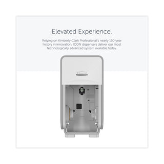 ICON Coreless Standard Roll Toilet Paper Dispenser, 7.18 x 13.37 x 7.06, White Mosaic