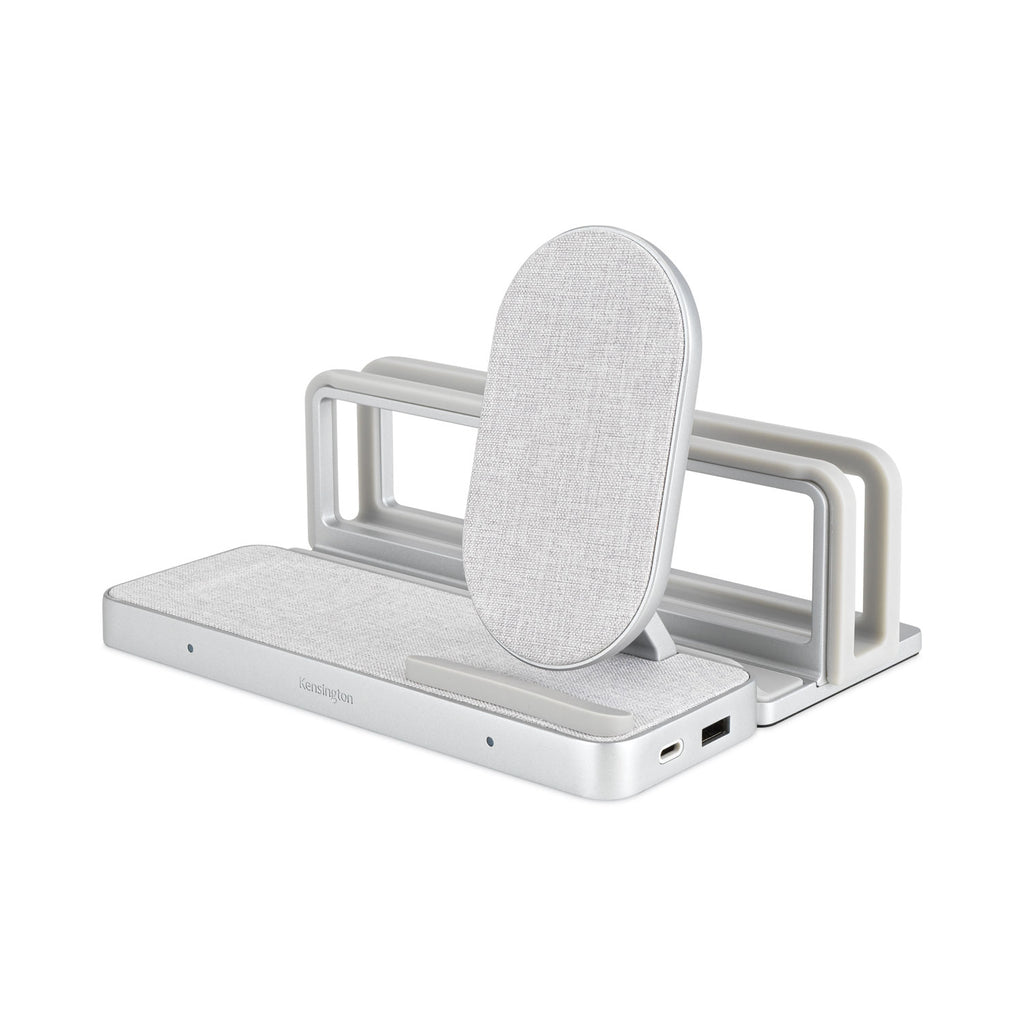 studiocaddy-with-qi-wireless-charging-for-apple-devices-usb-a-usb-c-silver_kmw59090 - 2