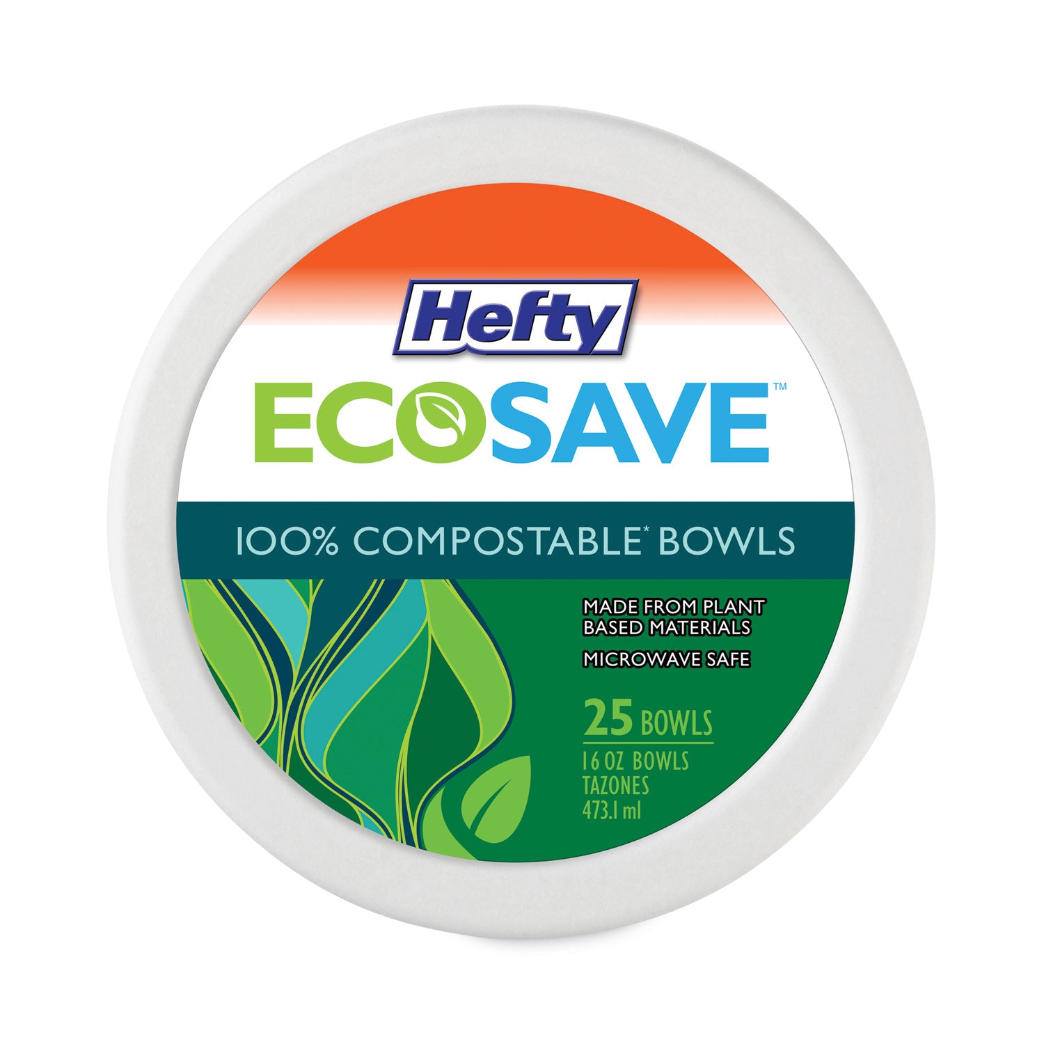ecosave-tableware-bowl-bagasse-16-oz-white-25-pack_rfpd71625pk - 1