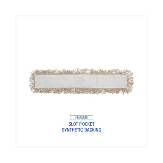 Mop Head, Dust, Cotton, 36 x 3, White