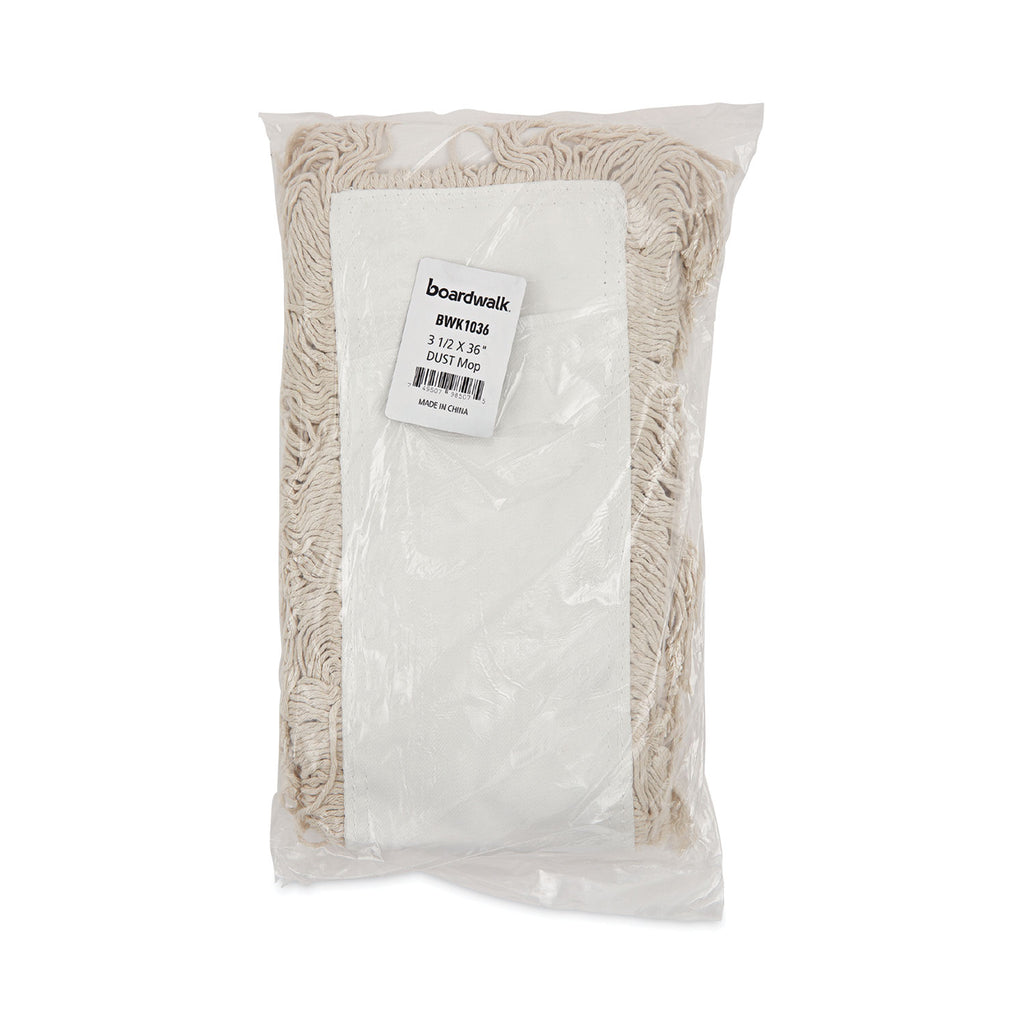 Mop Head, Dust, Cotton, 36 x 3, White