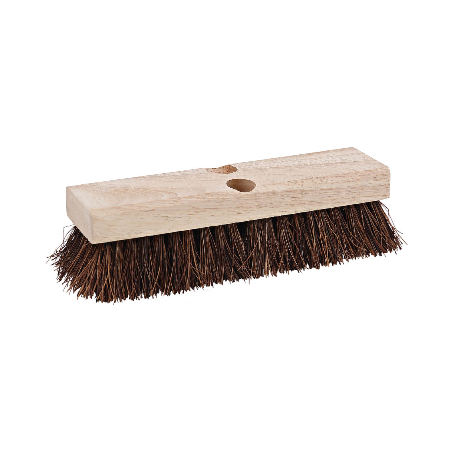 Deck Brush Head, 2" Brown Palmyra Bristles, 10" Brush - 