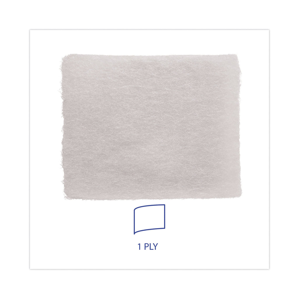 TrapEze Disposable Dusting Sheets, 5" x 125 ft, White, 250 Sheets/Roll, 2 Rolls/Carton