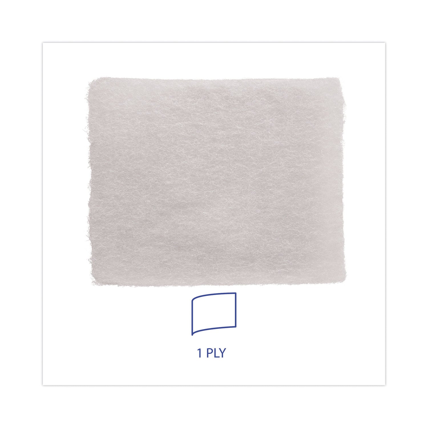 TrapEze Disposable Dusting Sheets, 5" x 125 ft, White, 250 Sheets/Roll, 2 Rolls/Carton