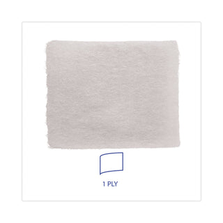 TrapEze Disposable Dusting Sheets, 5" x 125 ft, White, 250 Sheets/Roll, 2 Rolls/Carton