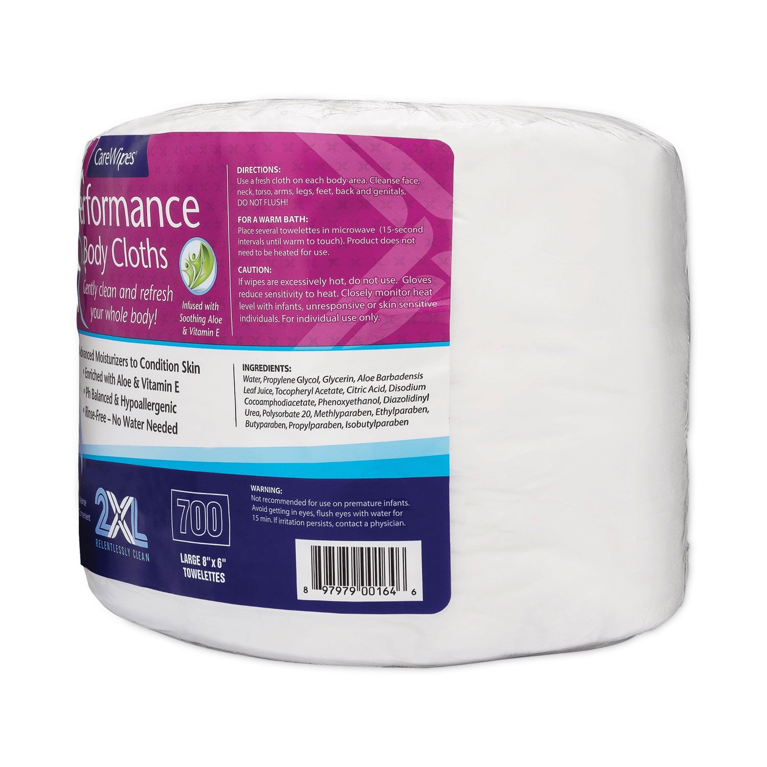 performance-body-cloths-1-ply-6-x-8-unscented-white-700-pack-2-packs-carton_txll336 - 2