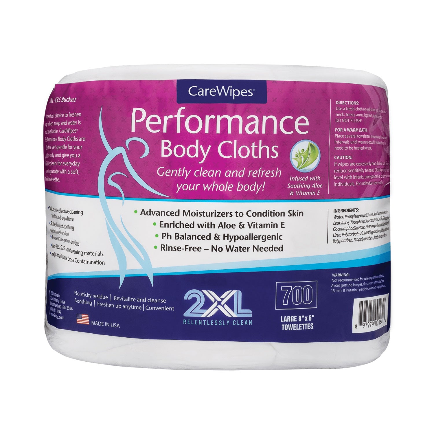 performance-body-cloths-1-ply-6-x-8-unscented-white-700-pack-2-packs-carton_txll336 - 1