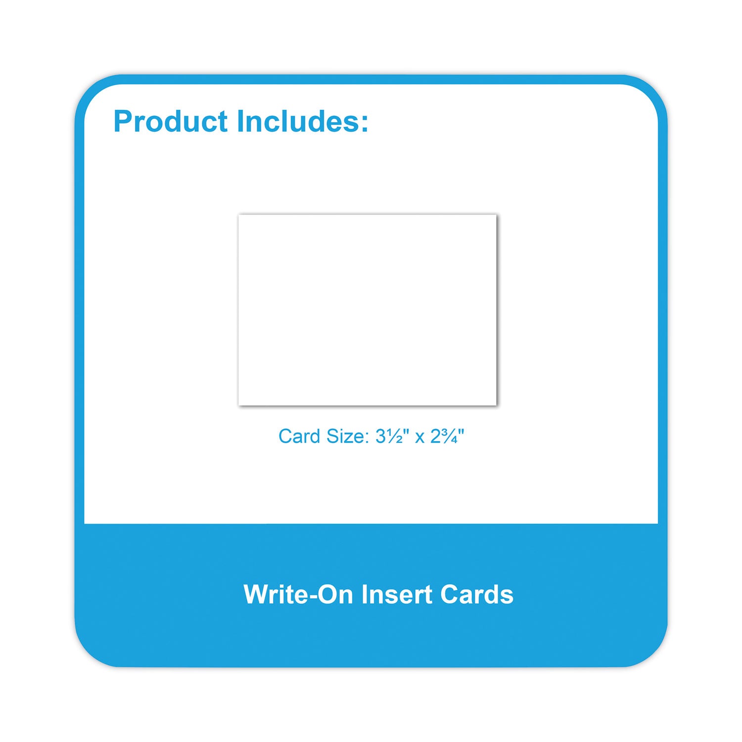 Self-Adhesive Labeling Pockets, Top Load, 3.75 x 3, Clear, 25/Pack - 