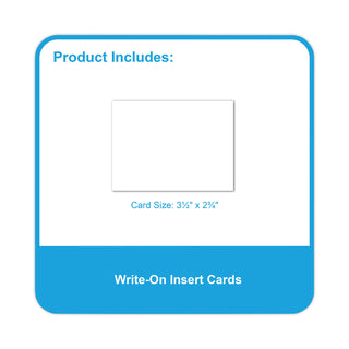 Self-Adhesive Labeling Pockets, Top Load, 3.75 x 3, Clear, 25/Pack - 