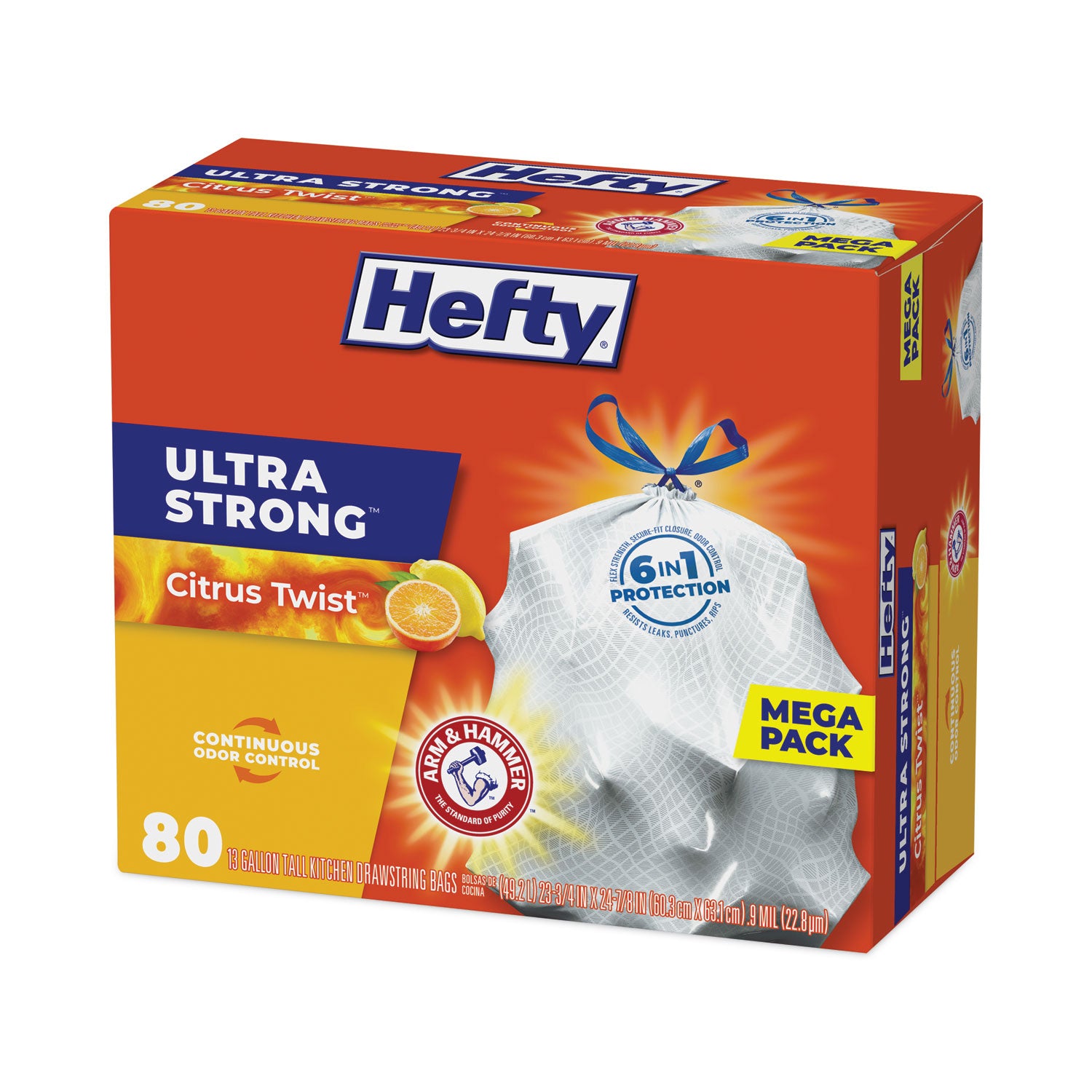 ultra-strong-scented-tall-white-kitchen-bags-13-gal-09-mil-2375-x-2488-white-80-bags-box-3-boxes-carton_pcte88354ct - 3