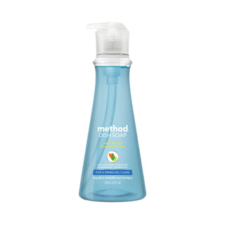 Dish Soap Pump, Hour-Glass Bottle Shape, Sea Minerals Scent, 18 oz Pump Bottle