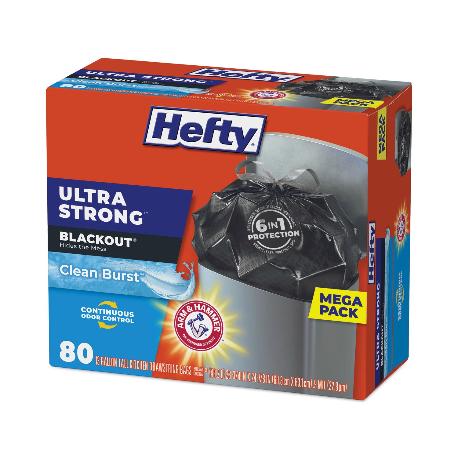 ultra-strong-blackout-tall-kitchen-drawstring-bags-13-gal-09-mil-2375-x-2488-black-80-bags-box-3-boxes-carton_pcte88352ct - 4