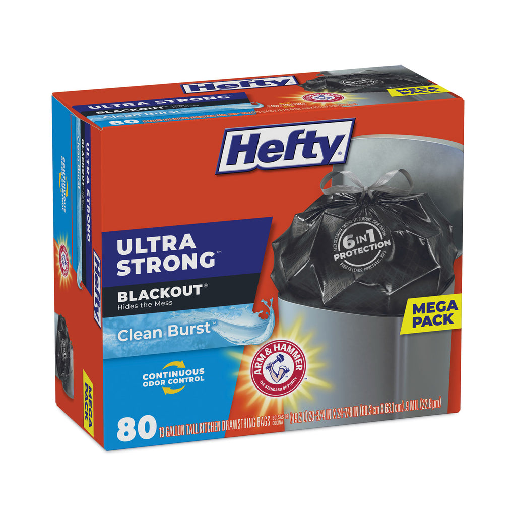 ultra-strong-blackout-tall-kitchen-drawstring-bags-13-gal-09-mil-2375-x-2488-black-80-bags-box-3-boxes-carton_pcte88352ct - 3
