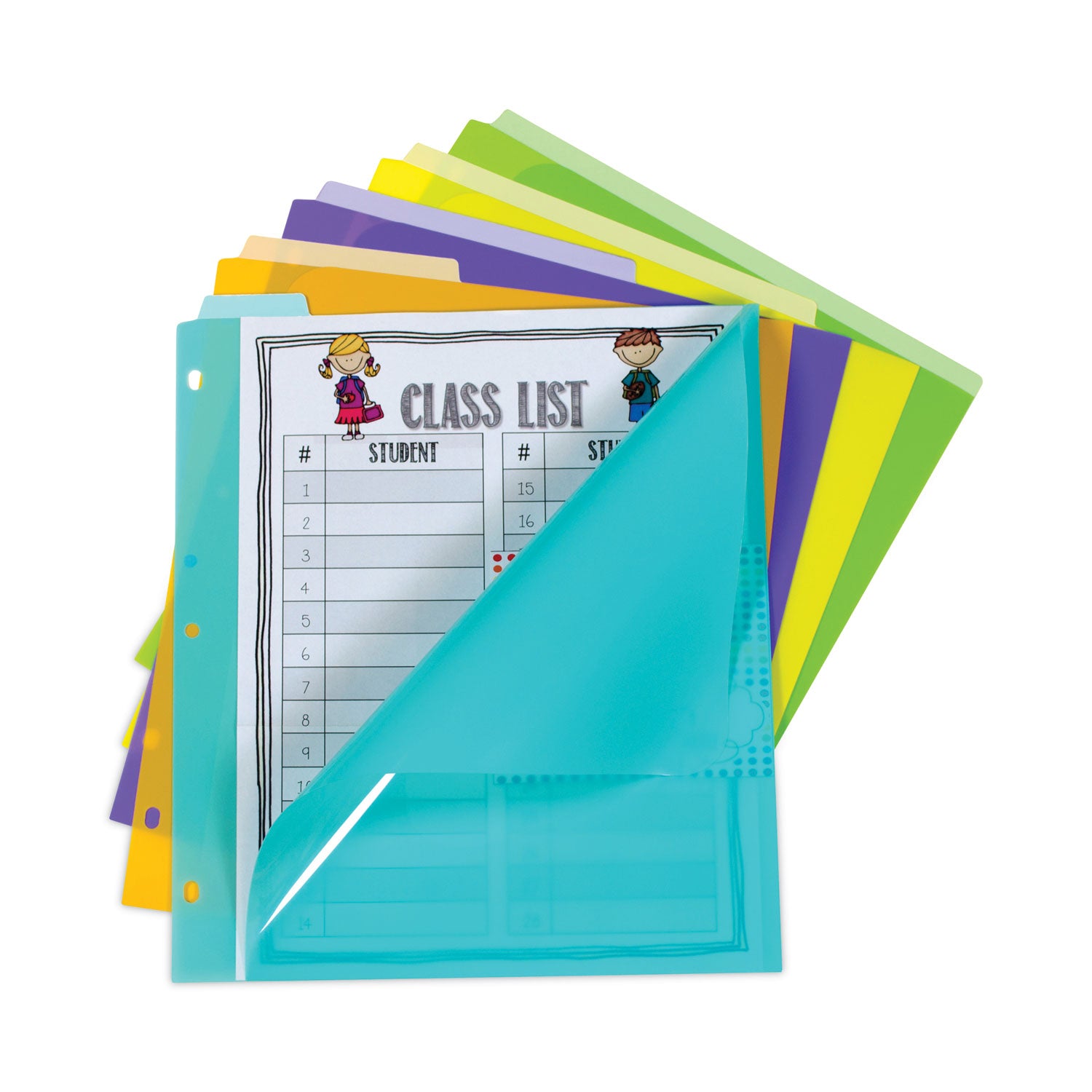 index-dividers-with-vertical-tab-5-tab-115-x-10-assorted-1-set_cli07150 - 1
