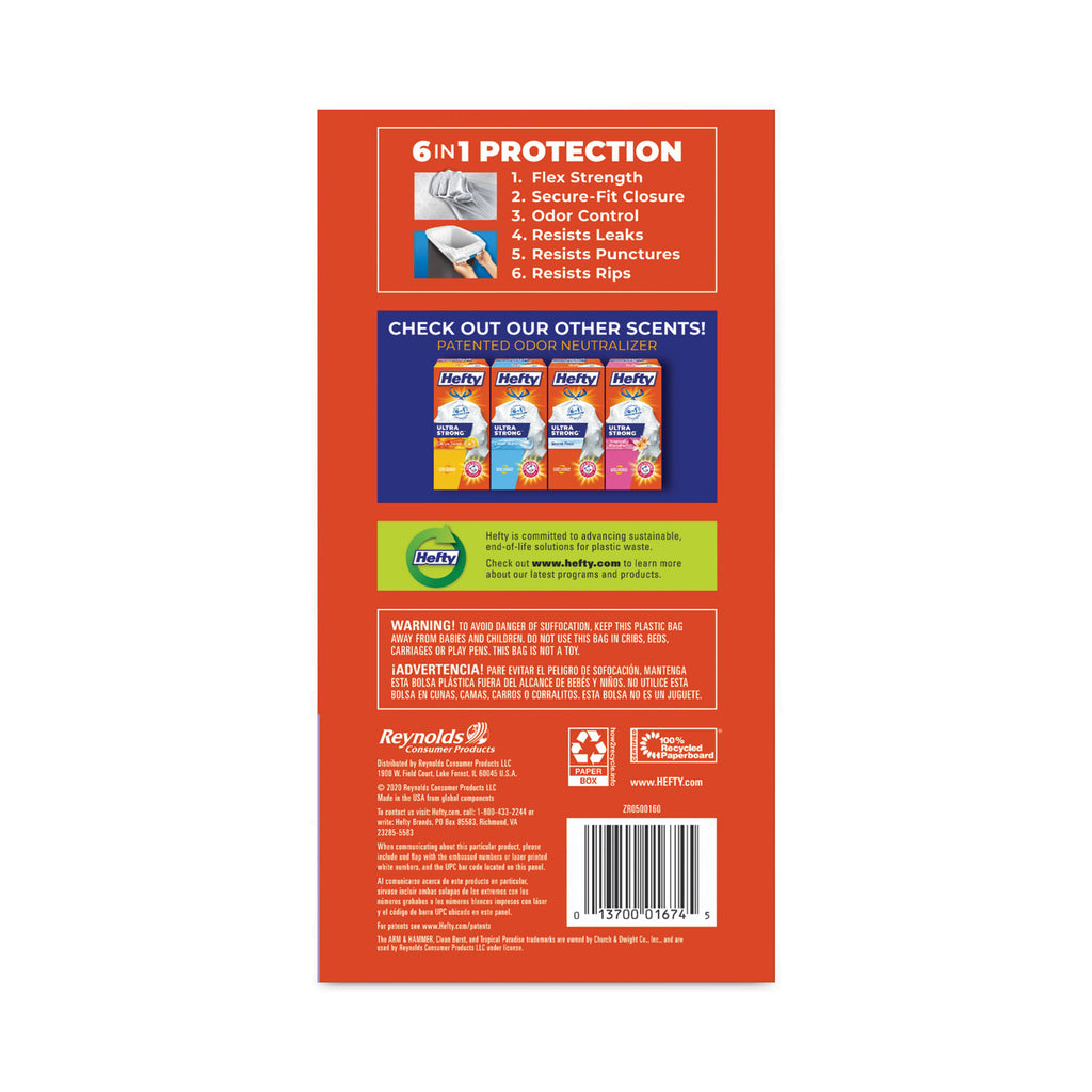 ultra-strong-scented-tall-white-kitchen-bags-13-gal-09-mil-2375-x-2488-white-110-box_pcte88366 - 5